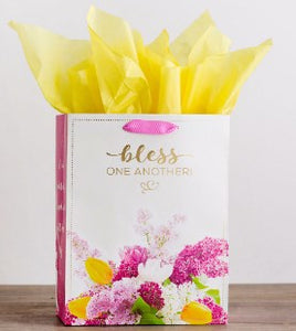 Gift Bag-Specialty-Bless One Another Bouquet-Genesis 12:2-Medium