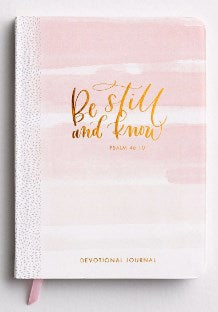 Journal-Be Still And Know (Notebook)