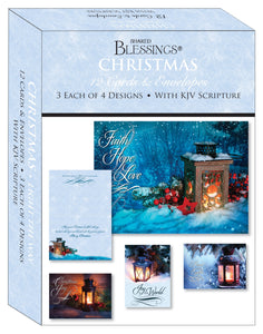 Card-Boxed-Shared Blessings-Christmas-Assorted/Light The Way (Box Of 12)