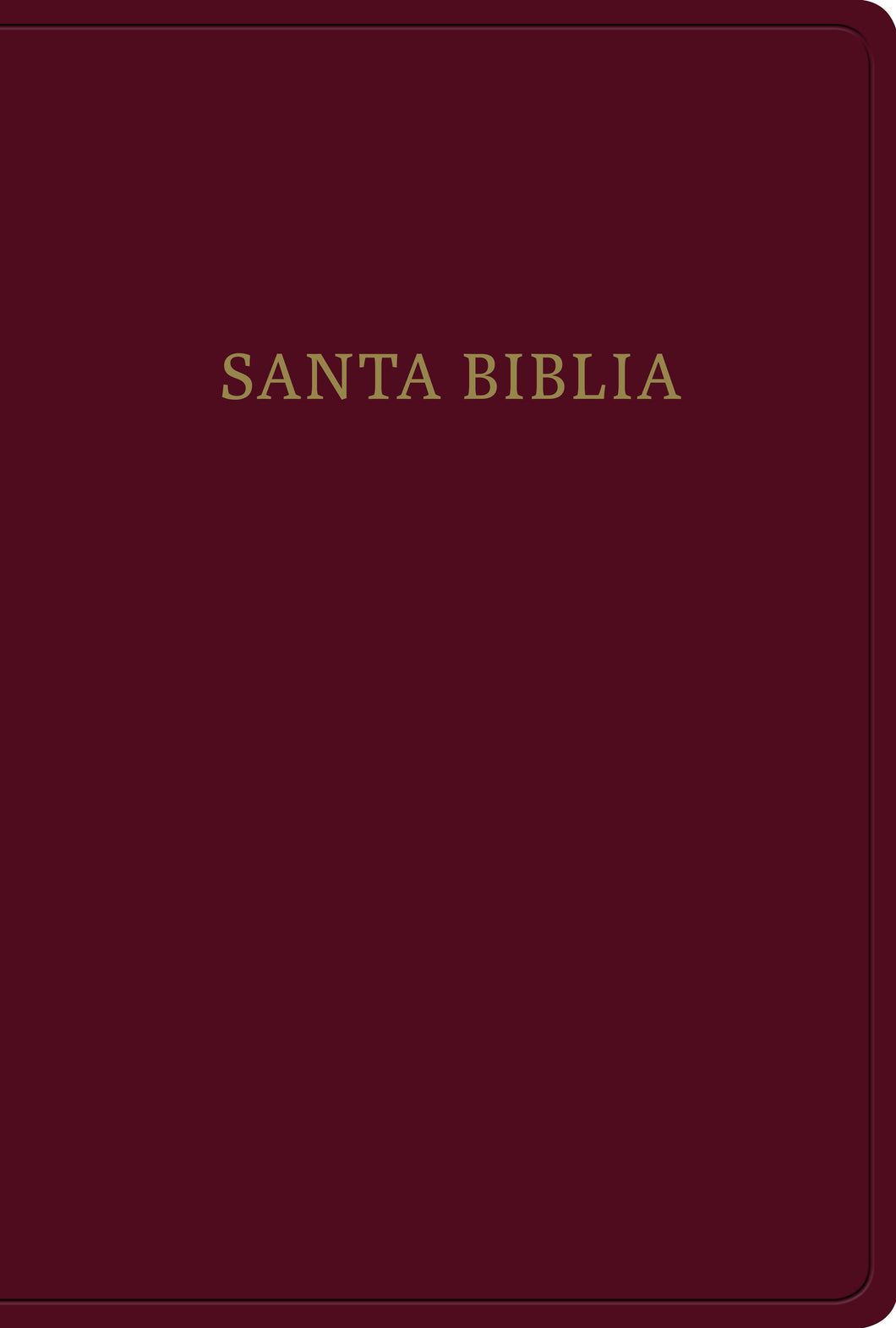 RVR 1960 Giant Print Reference Bible (Biblia Letra Gigante con Referencias)-Burgundy Imitation Leather Indexed