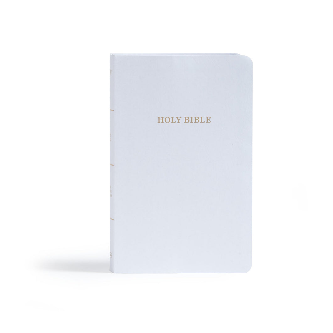 KJV Gift & Award Bible-White Imitation Leather