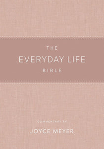 Amplified The Everyday Life Bible-Blush LeatherLuxe