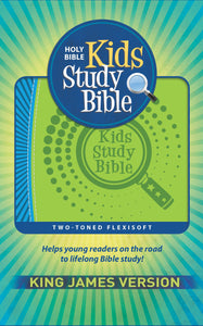 KJV Kids Study Bible-Blue/Green Flexisoft