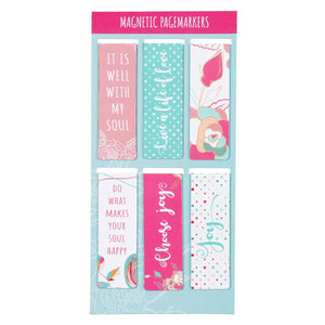 Bookmark-Pagemarker-Magnetic-Well With My Soul (Set Of 6)