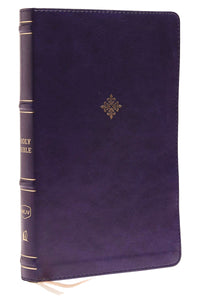 NKJV Thinline Bible (Comfort Print)-Navy Blue LeatherSoft Indexed