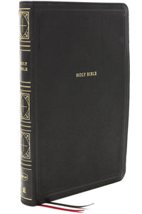 NKJV Thinline Bible/Giant Print (Comfort Print)-Black Leathersoft Indexed