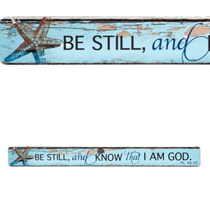 Magnetic Strip-Be Still And Know That I Am God (7 1/2" x 3/4") (Pack Of 6)