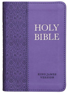 KJV Pocket Bible-Lavender Faux Leather