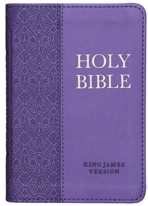 KJV Pocket Bible-Lavender Faux Leather