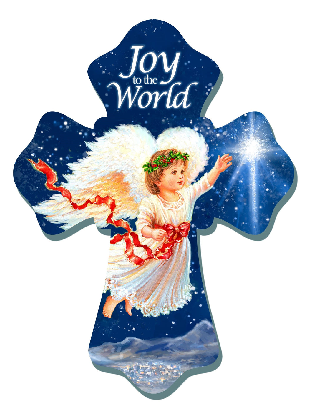 Wall Cross-Angel/Joy To the World (6