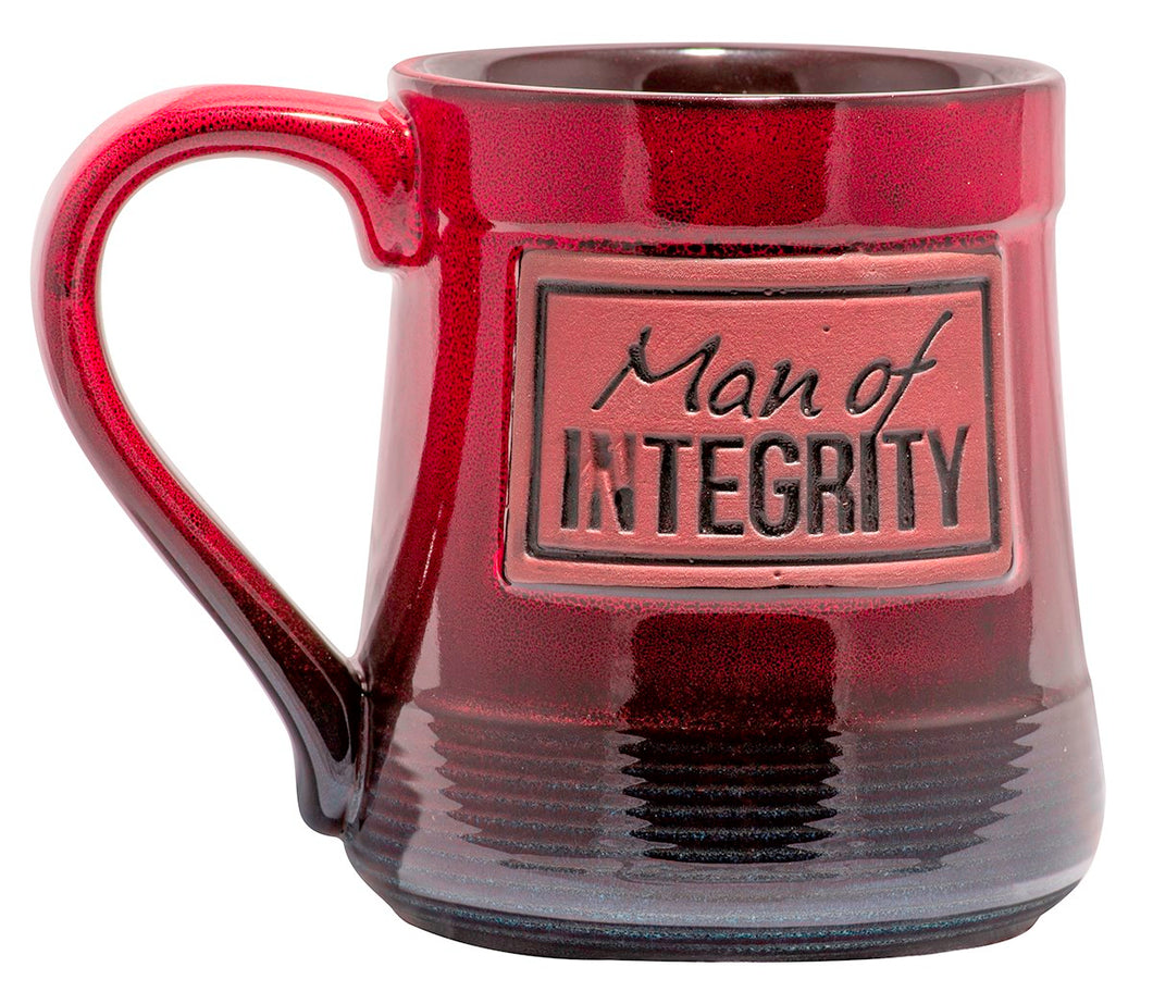 Mug-Pottery-Man Of Integrity (20 Oz)