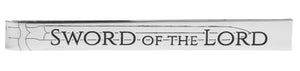 Tie Bar-Sword Of The Lord-Etched w/Gift Box-Silvertone