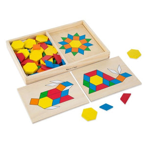 Pattern Blocks And Boards Classic Toy (Ages 3+)