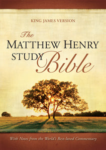 KJV Matthew Henry Study Bible-Black Bonded Leather