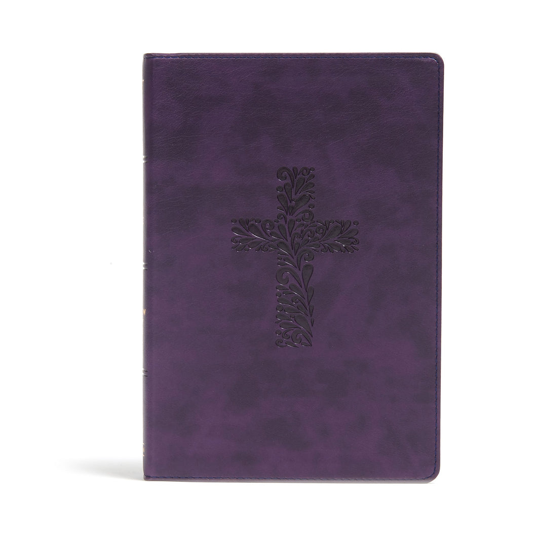KJV Study Bible (Full-Color)-Purple LeatherTouch