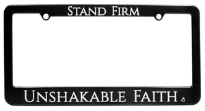 Auto Tag Frame-Stand Firm-Unshakeable Faith