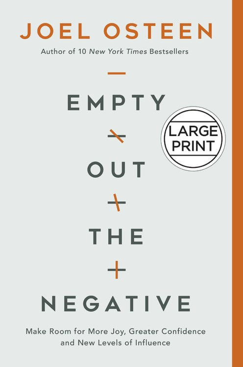 Empty Out The Negative Large Print