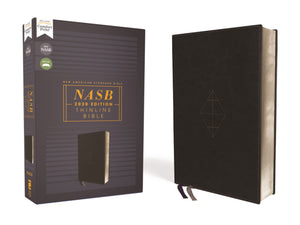 NASB Thinline Bible (Comfort Print)-Black Leathersoft