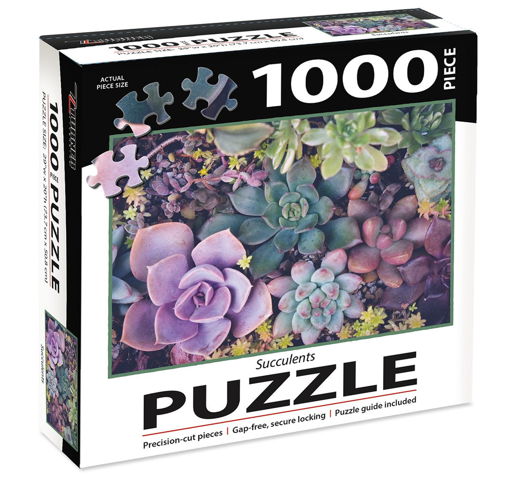 Jigsaw Puzzle-Succulents (1000 Pieces)