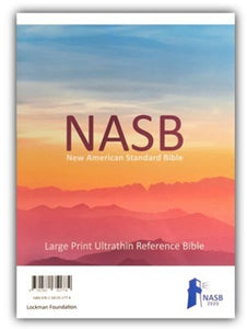 NASB 2020 Large Print Ultrathin Reference Bible-Brown Leathertex (#3536)