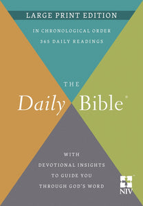NIV The Daily Bible Large Print Edition-Hardcover