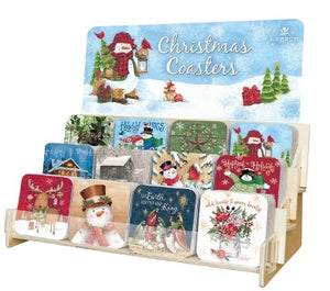 Coaster Collection-Christmas (12 Coasters In 12 Designs) (Display ORD SPY#120359)