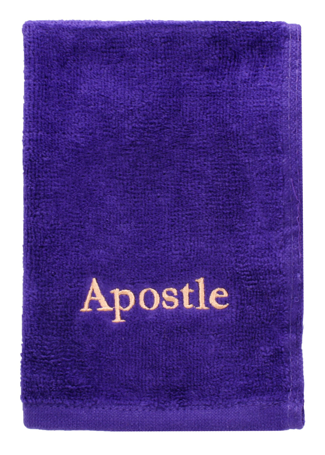Towel-Apostle-Purple w/Gold Lettering