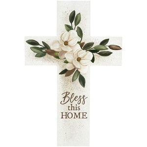 Wall Cross-Bless This Home (14" x 9.25")