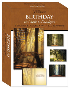 Card-Boxed-Shared Blessings-Birthday Rays Of Light (Box Of 12)