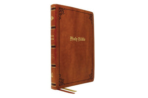 KJV Thinline Large Print Bible  Vintage Series (Comfort Print)-Tan Leathersoft
