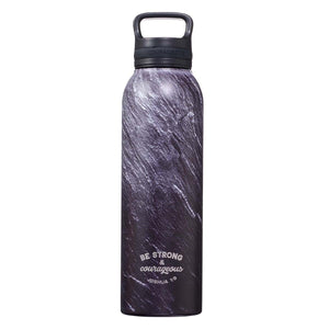 Water Bottle-Be Strong & Courageous Joshua 1:9 (Stainless)