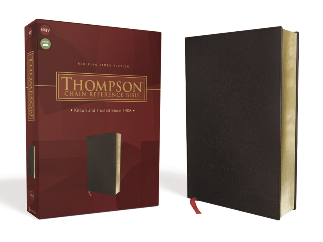 NKJV Thompson Chain-Reference Bible-Black Bonded Leather
