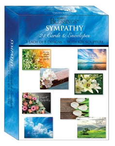 Card-Boxed-Shared Blessings-Expressions Of Sympathy (Box Of 24)