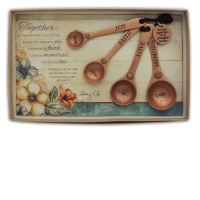 Measuring Spoons-Together Is Our Favorite Place (Set Of 4)