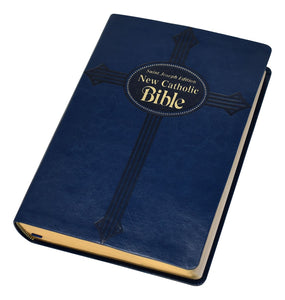 NCB St. Joseph New Catholic Bible Large Type-Blue Dura-Lux (#614/19BLU)