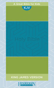 KJV Kids Bible-Blue/Green Flexisoft