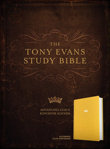 CSB Tony Evans Study Bible-Goldenrod Cloth Over Board