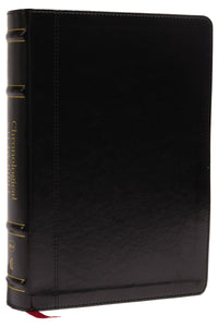 NKJV Chronological Study Bible (Comfort Print)-Black Leathersoft