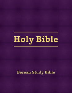 Berean Study Bible-Eggplant Hardcover