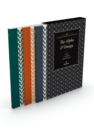 NLT Filament Bible Journal: The Alpha And Omega Set-Softcover