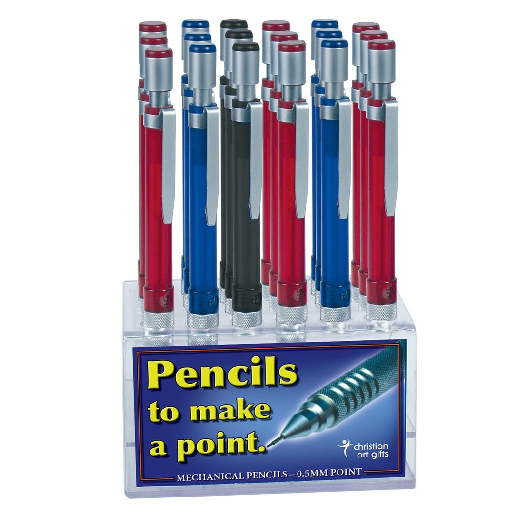 Merchandiser-Mechanical Pencils w/Display (Pack Of 24)