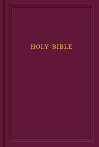 KJV Pew Bible-Garnet Hardcover
