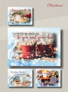 Card-Boxed-Christmas-Cup Of Joy w/Scripture (Box Of 12)