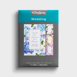 Card-Boxed-Wedding-Floral (Box Of 12)