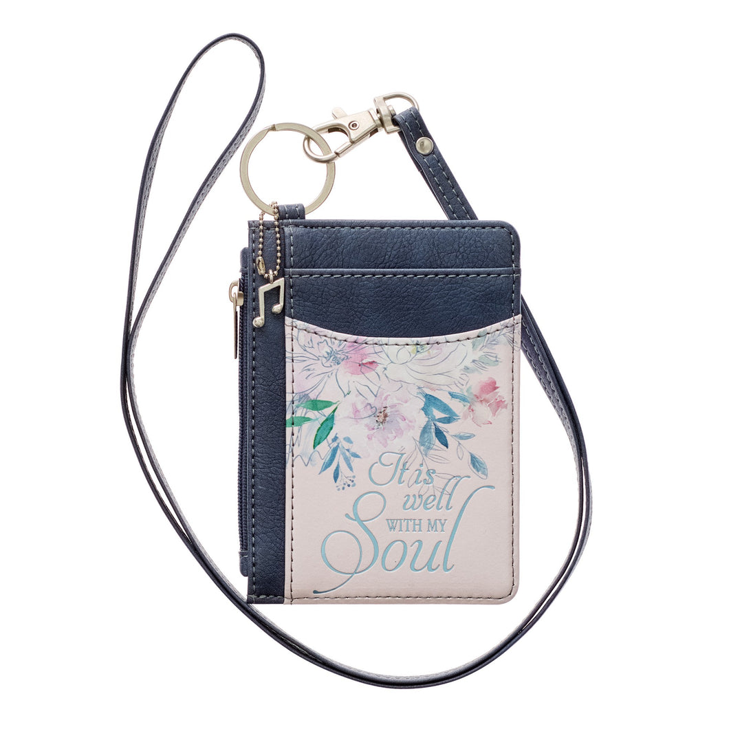 ID Card Holder It Is Well With My Soul