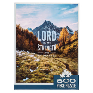 Jigsaw Puzzle-The Lord Is My Strength And My Defense (500 Pieces)