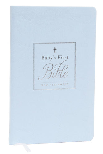 KJV Baby's First New Testament (Comfort Print)-Blue Hardcover