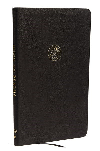 NKJV Spurgeon And The Psalms (Maclaren Series) (Comfort Print)-Black Leathersoft