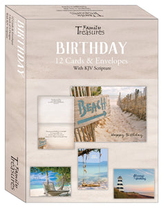 Card-Boxed-Birthday-Seashore (Box Of 12)