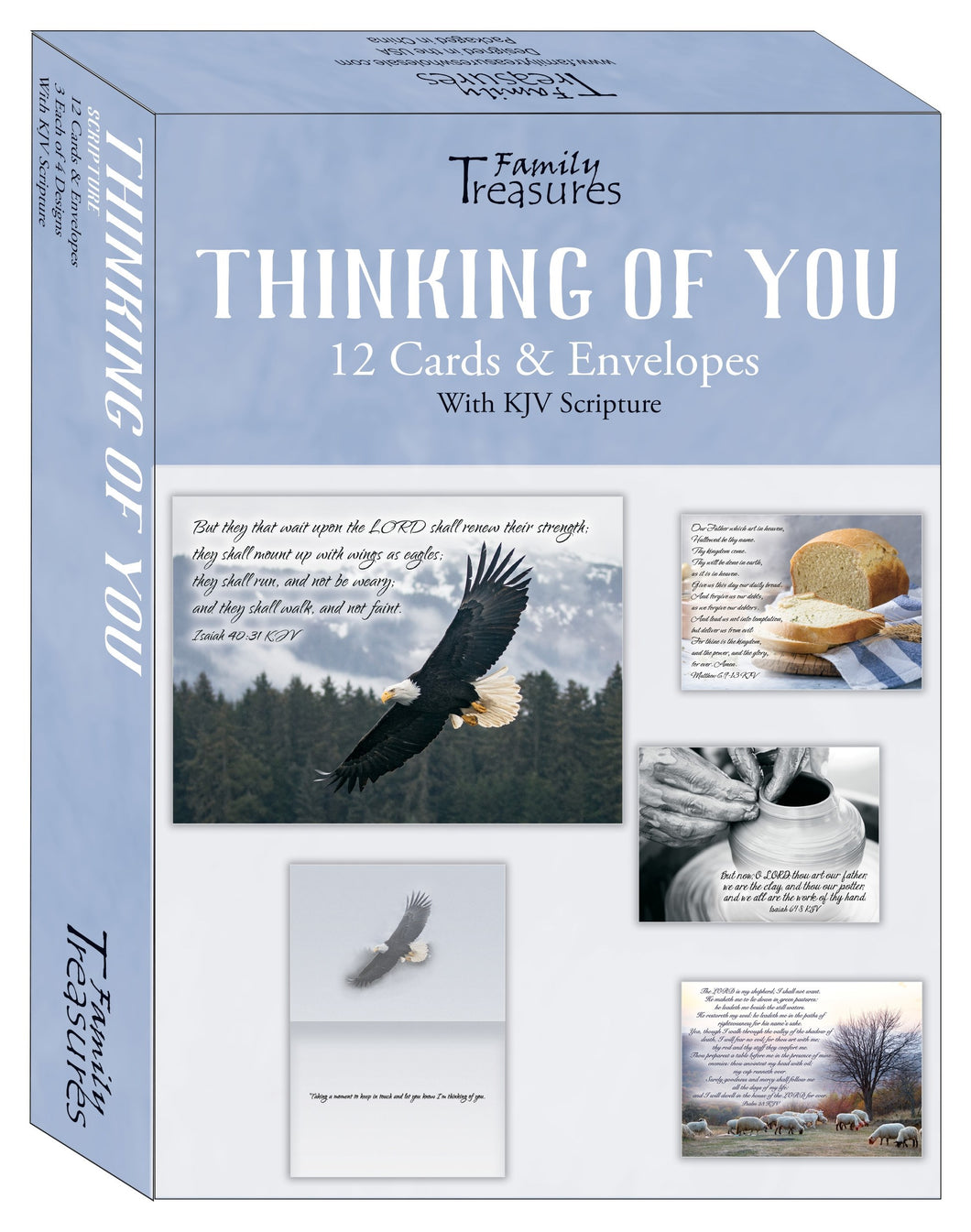 Card-Boxed-Thinking Of You-Scripture (Box Of 12)